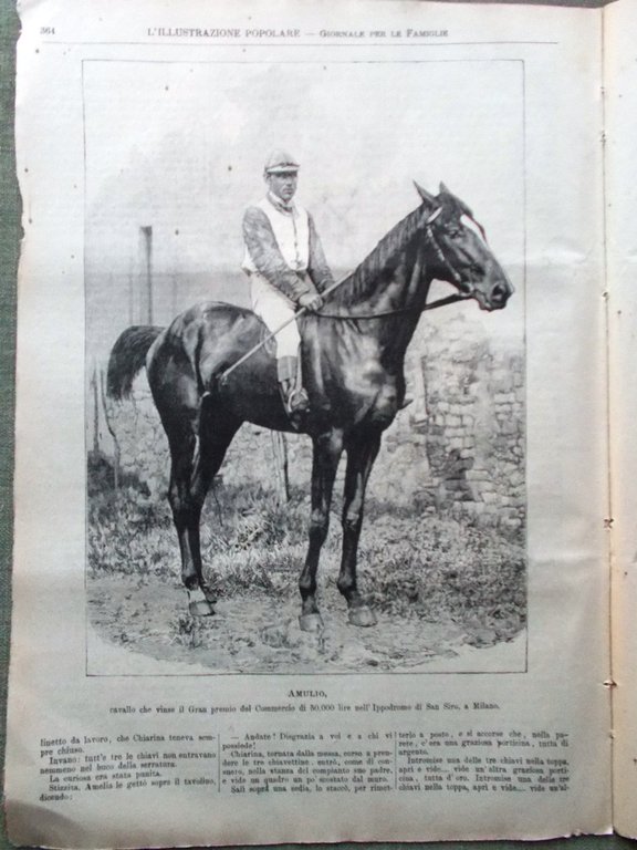 L'illustrazione Popolare 9 Giugno 1889 Friburgo Svizzera Diderot Re Berlino …