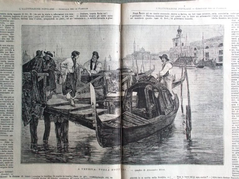 L'illustrazione Popolare 9 Giugno 1889 Friburgo Svizzera Diderot Re Berlino …