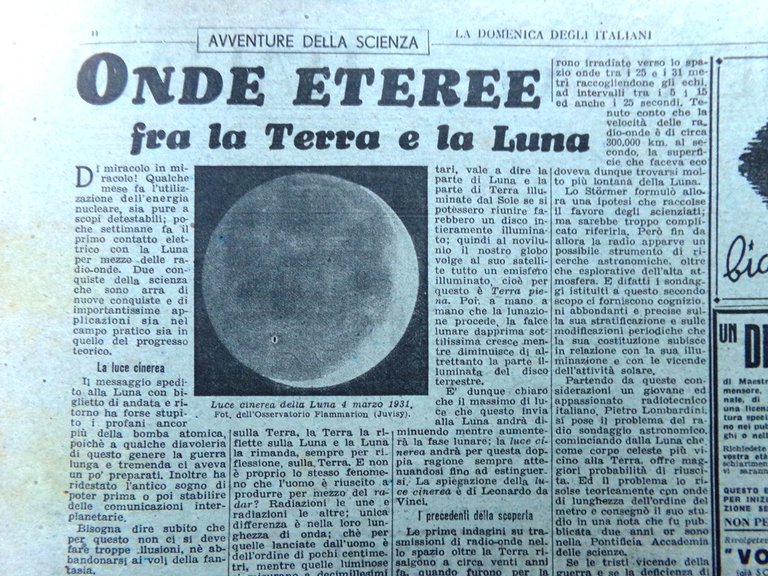 La Domenica degli Italiani Corriere 10 Marzo 1946 Elisabetta Toscanini …