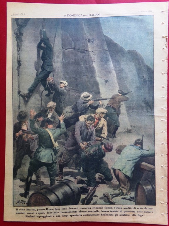 La Domenica degli Italiani Corriere 15 Luglio 1945 WW2 Donne …