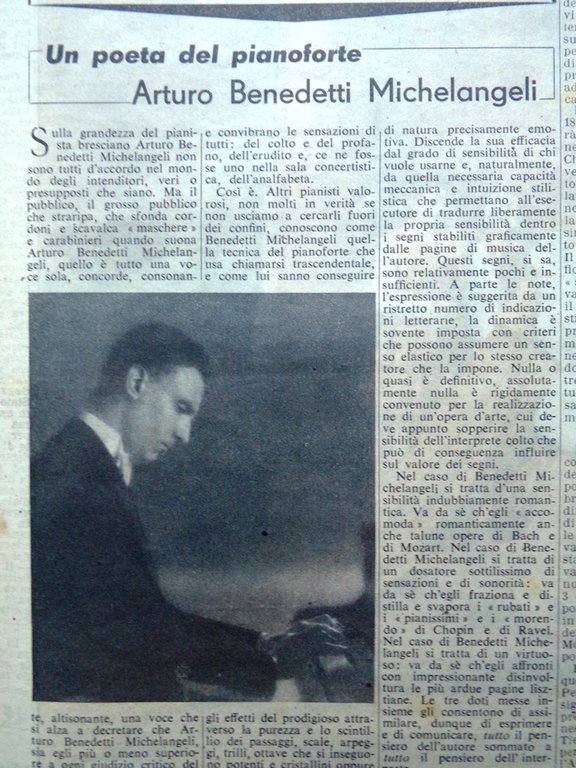 La Domenica degli Italiani Corriere 17 Febbraio 1946 Michelangeli Pio … | Immagine Gallery 3