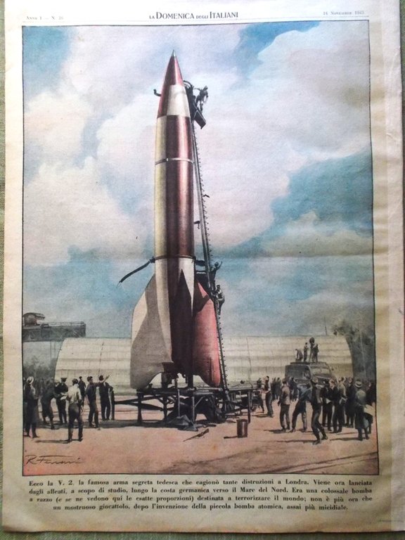 La Domenica degli Italiani Corriere 18 Novembre 1945 Aratri Savoia …