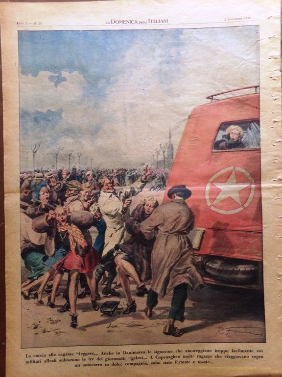 La Domenica degli Italiani Corriere 2 Dicembre 1945 San Marco …