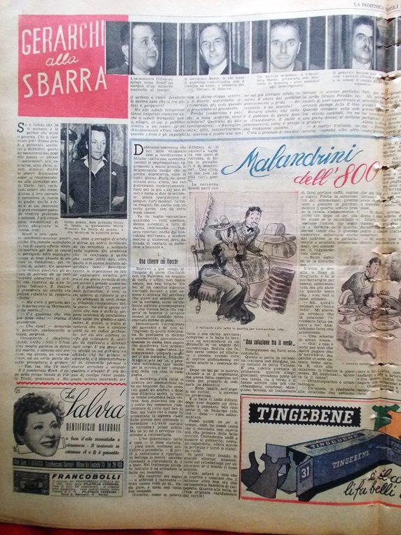 La Domenica degli Italiani Corriere 23 Settembre 1945 Harakiri Gerarchi …