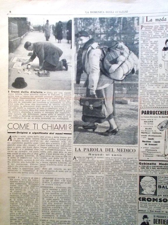 La Domenica degli Italiani Corriere 25 Novembre 1945 Giappone Temple …