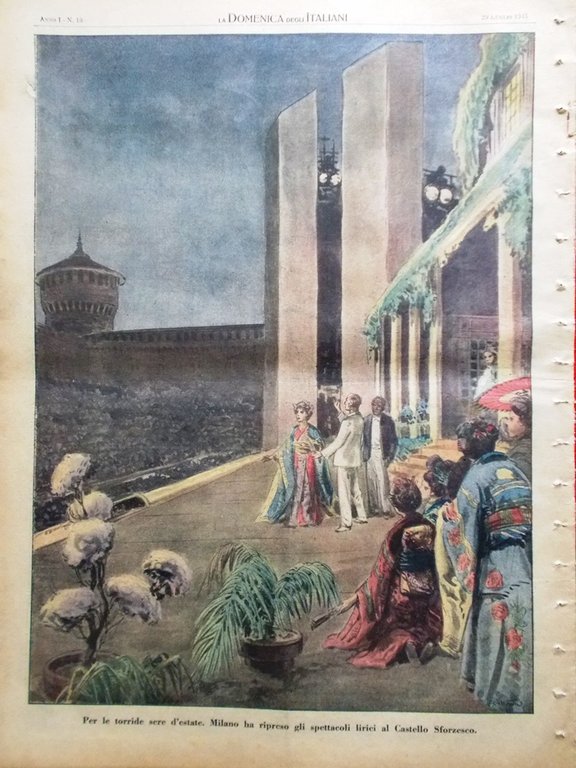 La Domenica degli Italiani Corriere 29 Luglio 1945 WW2 Stampa …