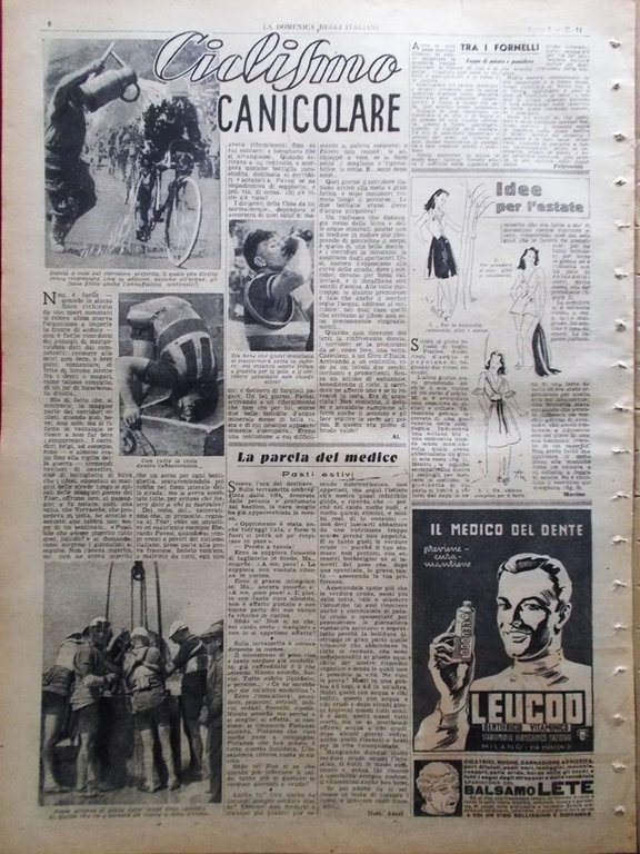 La Domenica degli Italiani Corriere 5 Agosto 1945 WW2 Laburismo …