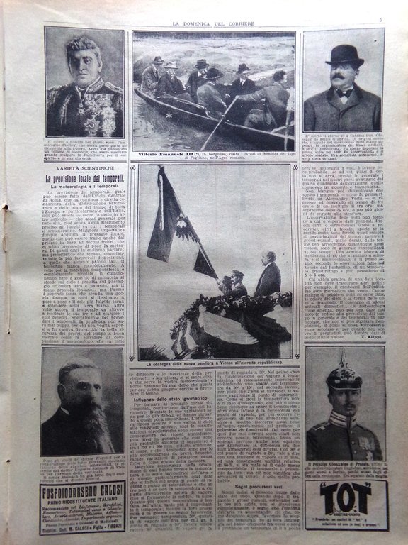 La Domenica del Corriere 1 Agosto 1920 Olimpiadi Palloni Alpini …