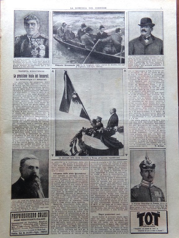La Domenica del Corriere 1 Agosto 1920 Olimpiadi Palloni Alpini …