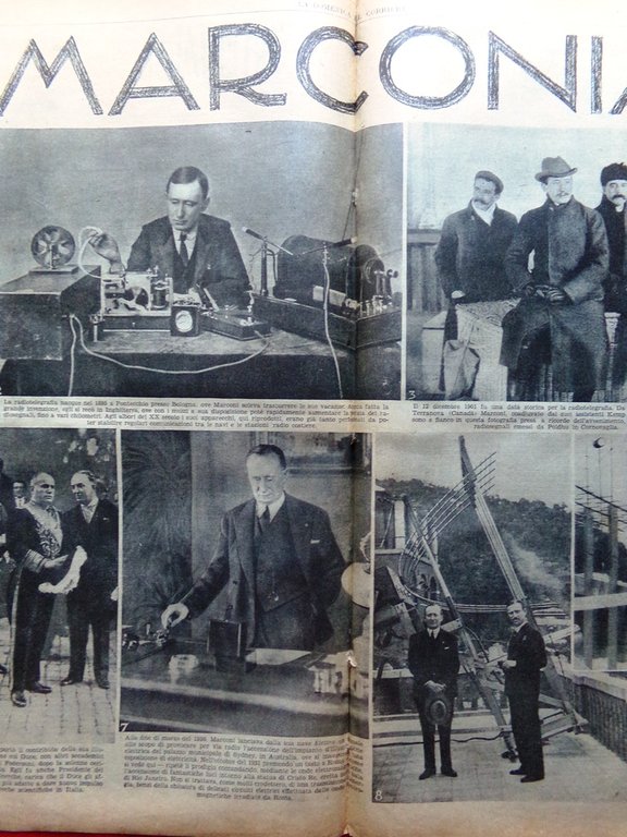 La Domenica del Corriere 1 Agosto 1937 Morte Guglielmo Marconi … | Immagine Gallery 4