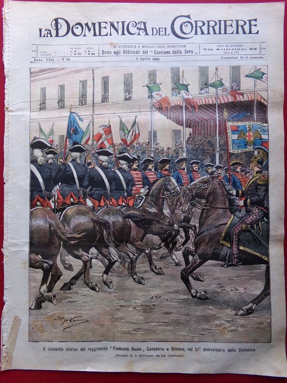 La Domenica del Corriere 1 Aprile 1906 Feste Livorno Marocco … | Immagine Gallery 1