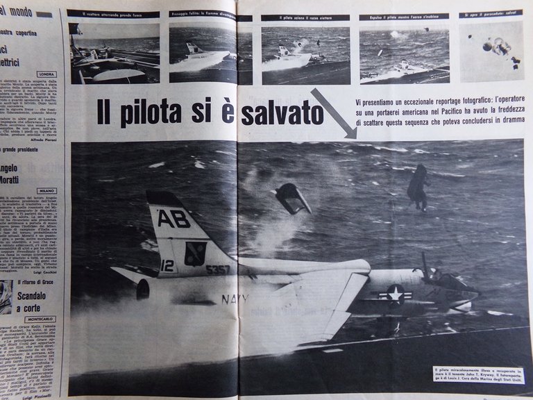 La Domenica del Corriere 1 Aprile 1962 Frati di Mazzarino …