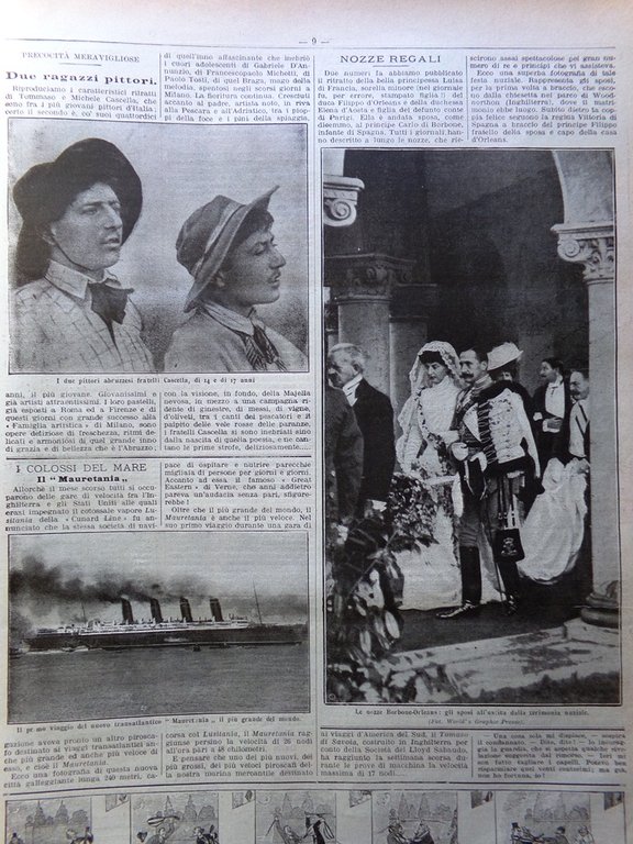 La Domenica del Corriere 1 Dicembre 1907 Gaetano Braga Biglietti … | Immagine Gallery 2