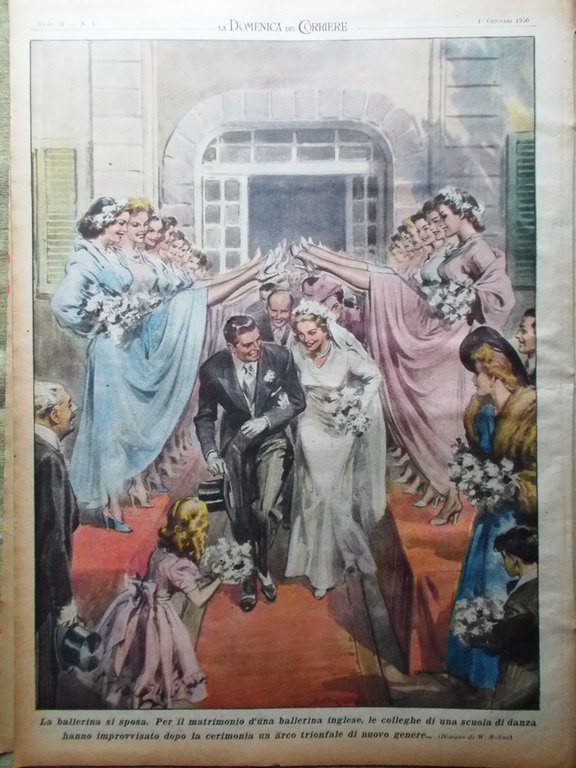 La Domenica del Corriere 1 Gennaio 1950 Mangano Charles Louis …