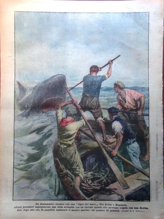 La Domenica del Corriere 1 Giugno 1924 Pinerolo Frigerio Cavalleria …