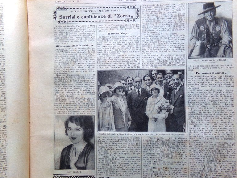 La Domenica del Corriere 1 Luglio 1928 Soccorso Nobile Earhart …