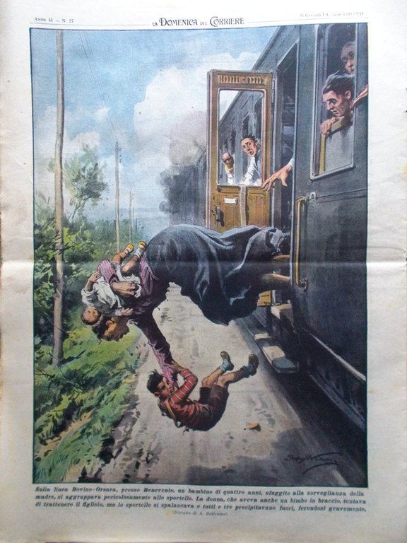 La Domenica del Corriere 1 Luglio 1939 Gloria Cilea Val …