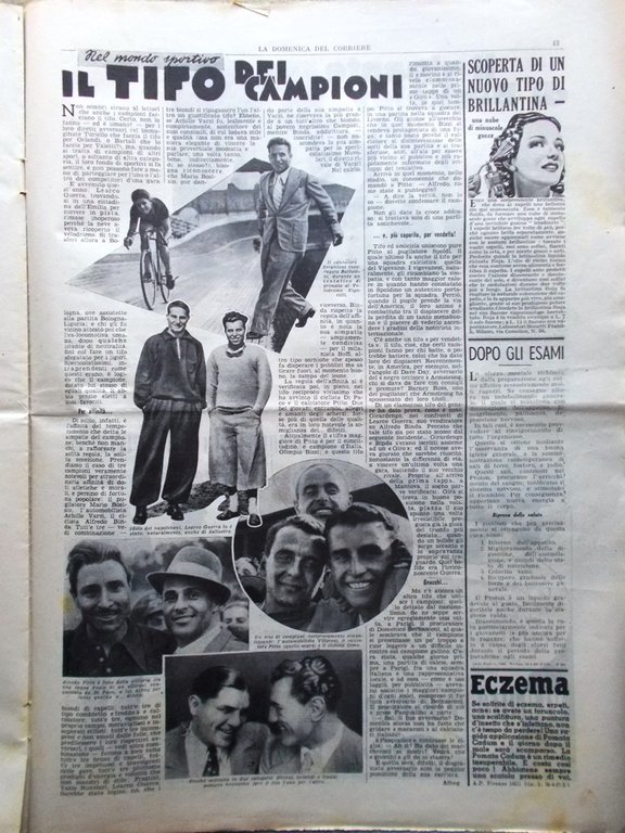 La Domenica del Corriere 1 Luglio 1939 Gloria Cilea Val …