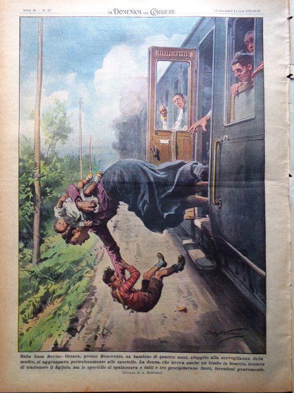 La Domenica del Corriere 1 Luglio 1939 Gloria Cilea Val …
