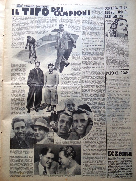 La Domenica del Corriere 1 Luglio 1939 Gloria Cilea Val …