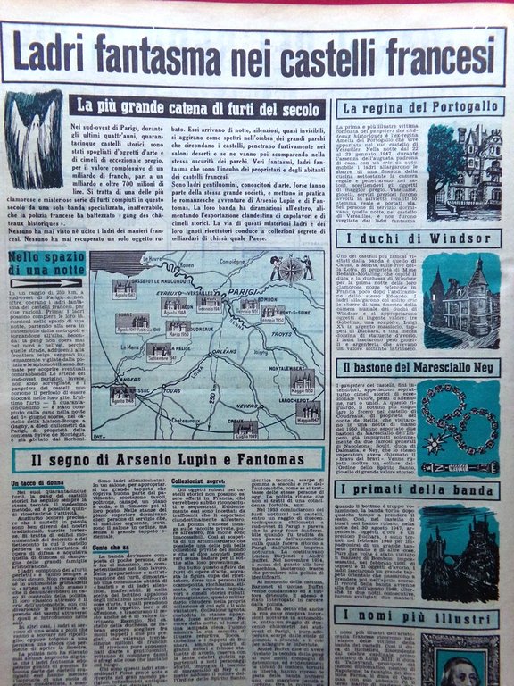 La Domenica del Corriere 1 Luglio 1951 Gydnia Dempsey Carpentier …