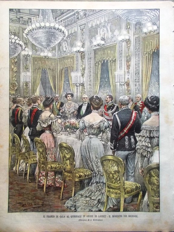 La Domenica del Corriere 1 Maggio 1904 Cosacchi Ande Bove …