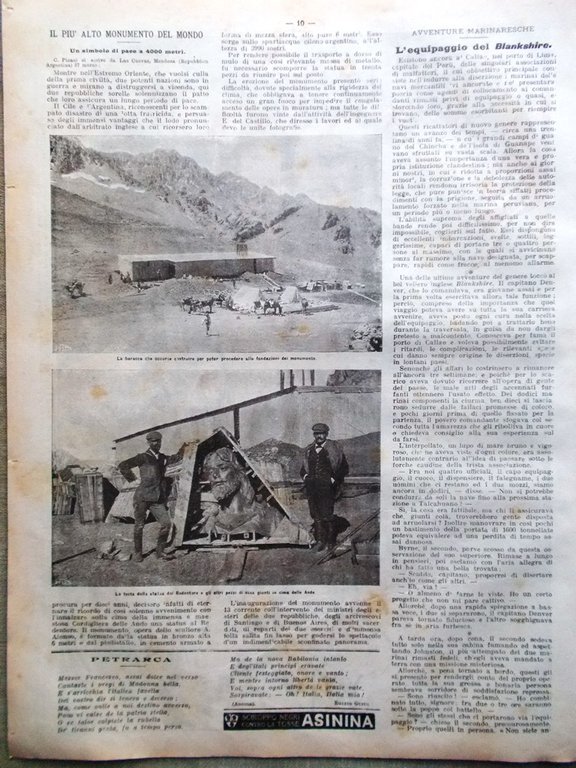 La Domenica del Corriere 1 Maggio 1904 Cosacchi Ande Bove …