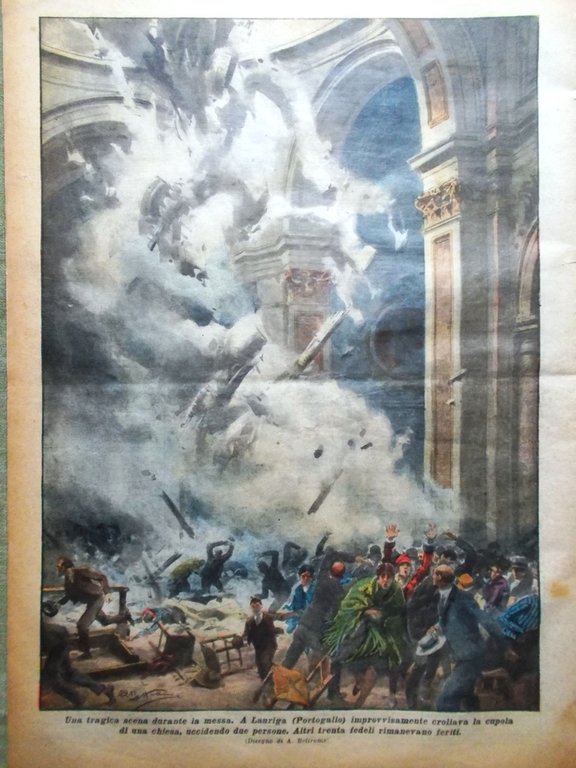 La Domenica del Corriere 1 Maggio 1927 Verdinois Cina Scoppio …