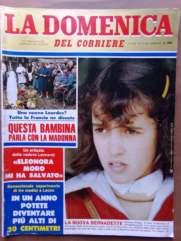 La Domenica del Corriere 1 Maggio 1982 Pontecorvo Verdi Baruccioli … | Immagine Gallery 1