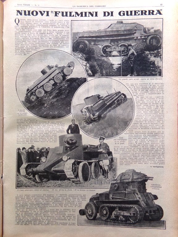 La Domenica del Corriere 1 Marzo 1931 Ferrovia Tokyo Gelo …