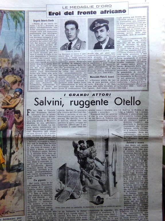 La Domenica del Corriere 1 Marzo 1942 WW2 Singapore Salvini …