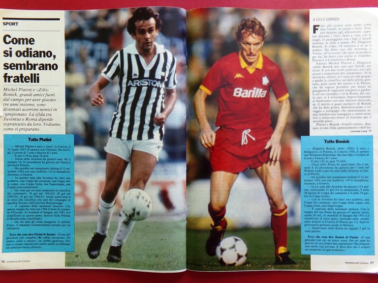 La Domenica del Corriere 1 Marzo 1986 Papa Doc Platini …