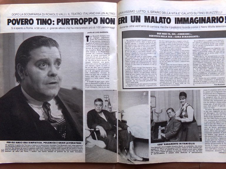 La Domenica del Corriere 1 Novembre 1980 Buazzelli Elisabetta II …