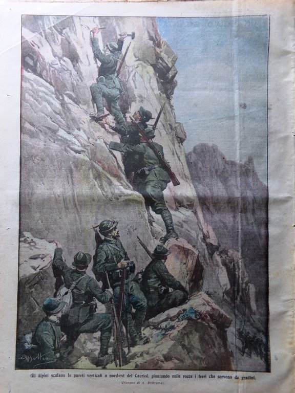 La Domenica del Corriere 1 Ottobre 1916 WW1 Salonicco Baruzzi …