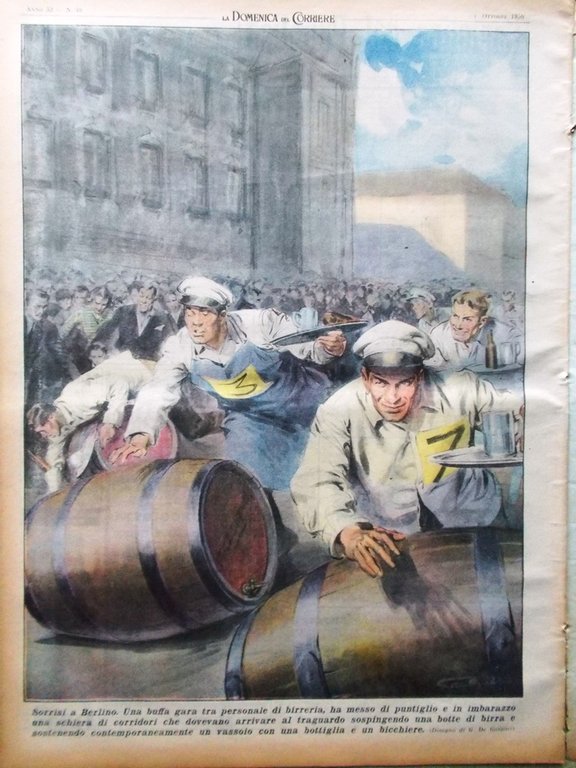 La Domenica del Corriere 1 Ottobre 1950 Tabacco Stajola Chavez …