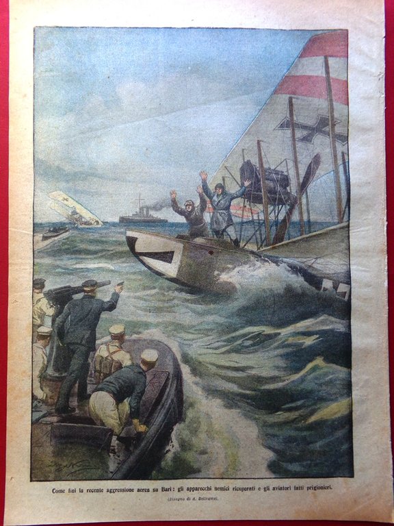 La Domenica del Corriere 1 Settembre 1918 WW1 Volo Vienna … | Immagine Gallery 10