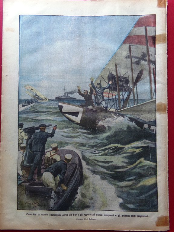 La Domenica del Corriere 1 Settembre 1918 WW1 Volo Vienna … | Immagine Gallery 9