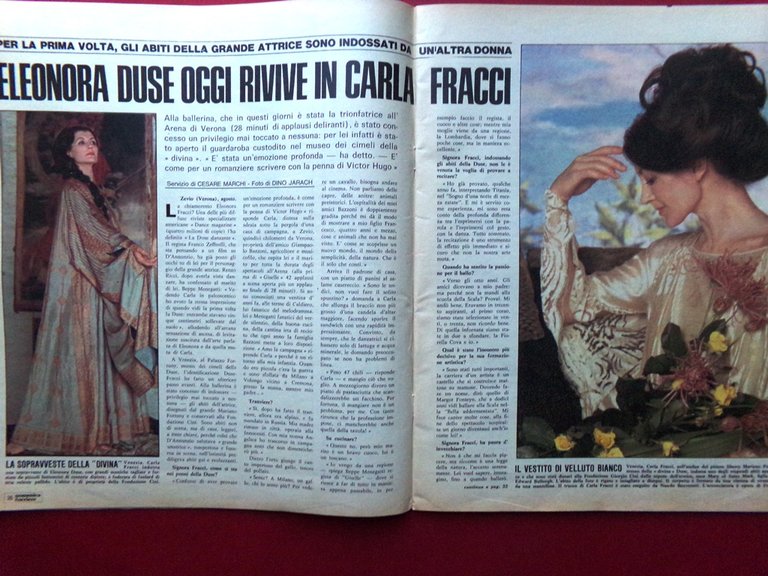 La Domenica del Corriere 1 Settembre 1974 Cuba Duse Fracci …