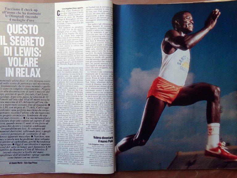 La Domenica del Corriere 1 Settembre 1984 Carl Lewis Chailly …
