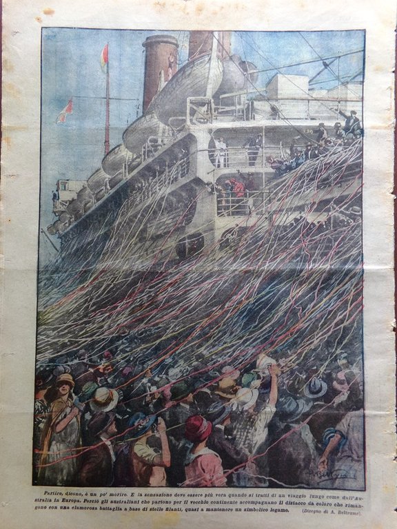 La Domenica del Corriere 10 Agosto 1924 Busoni Galimberti Tonani …