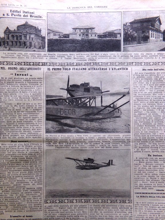 La Domenica del Corriere 10 Agosto 1924 Busoni Galimberti Tonani …