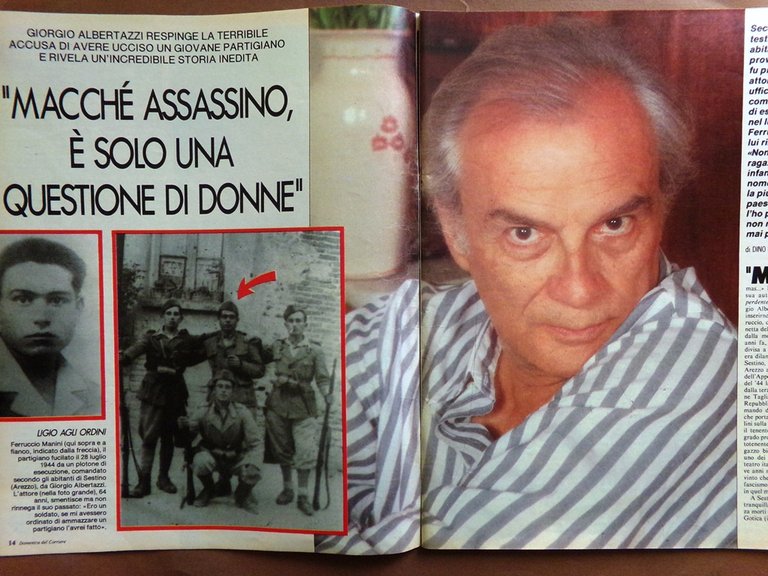La Domenica del Corriere 10 Agosto 1989 Mantide Savona Albertazzi …