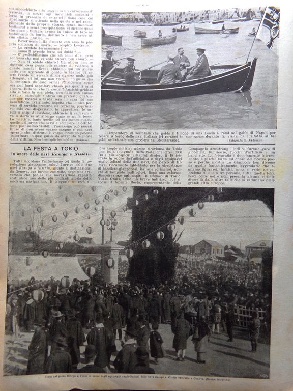 La Domenica del Corriere 10 Aprile 1904 San Siro a …