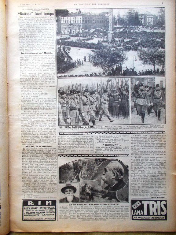 La Domenica del Corriere 10 Aprile 1927 Pinedo Del Prete …