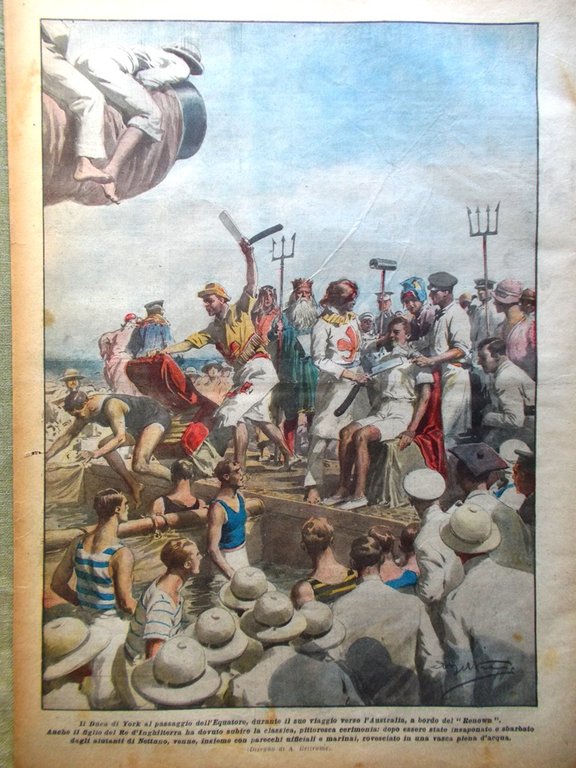 La Domenica del Corriere 10 Aprile 1927 Pinedo Del Prete …