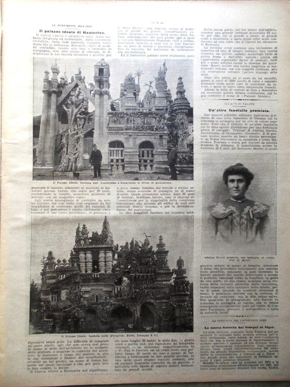 La Domenica del Corriere 10 Dicembre 1905 Novara Hauterive Carestia …