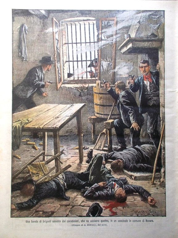 La Domenica del Corriere 10 Dicembre 1905 Novara Hauterive Carestia …