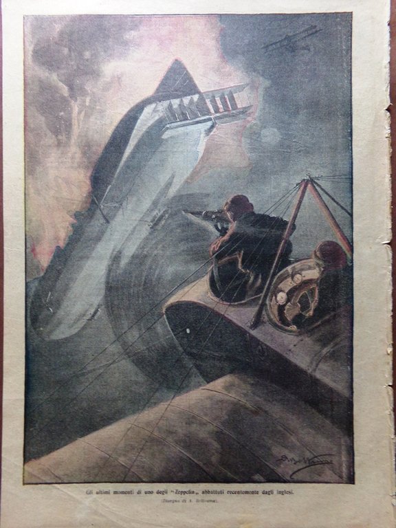 La Domenica del Corriere 10 Dicembre 1916 WW1 Corazzate Inglesi …