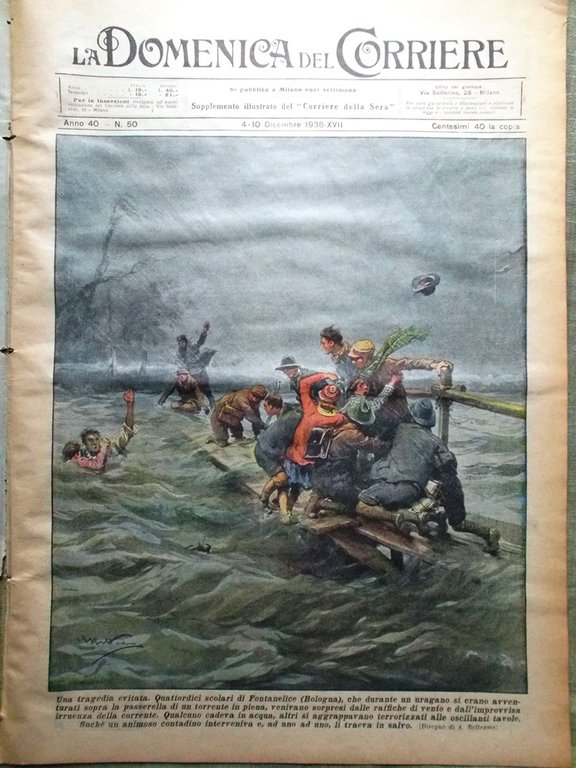 La Domenica del Corriere 10 Dicembre 1938 Discorso Ciano Caodaismo … | Immagine Gallery 1