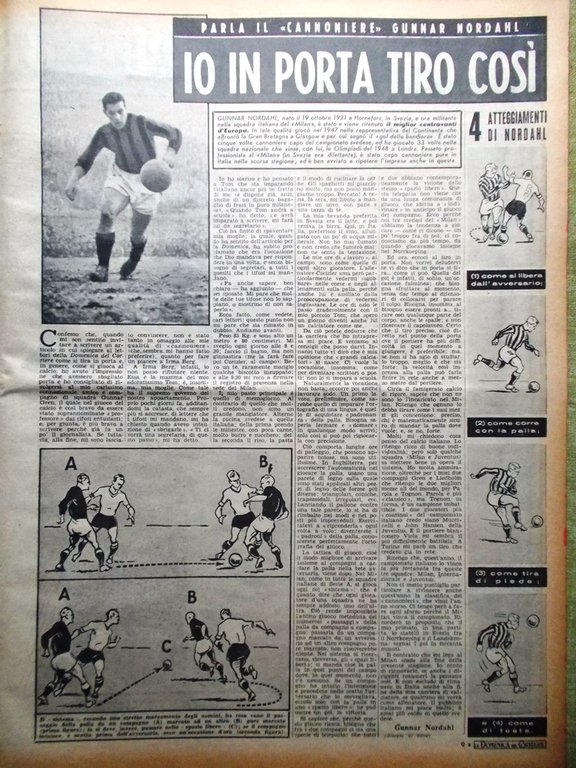 La Domenica del Corriere 10 Dicembre 1950 Eruzione Etna Nordahl …